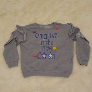 365Kids Gray Sweatshirt with Colorful Accents
